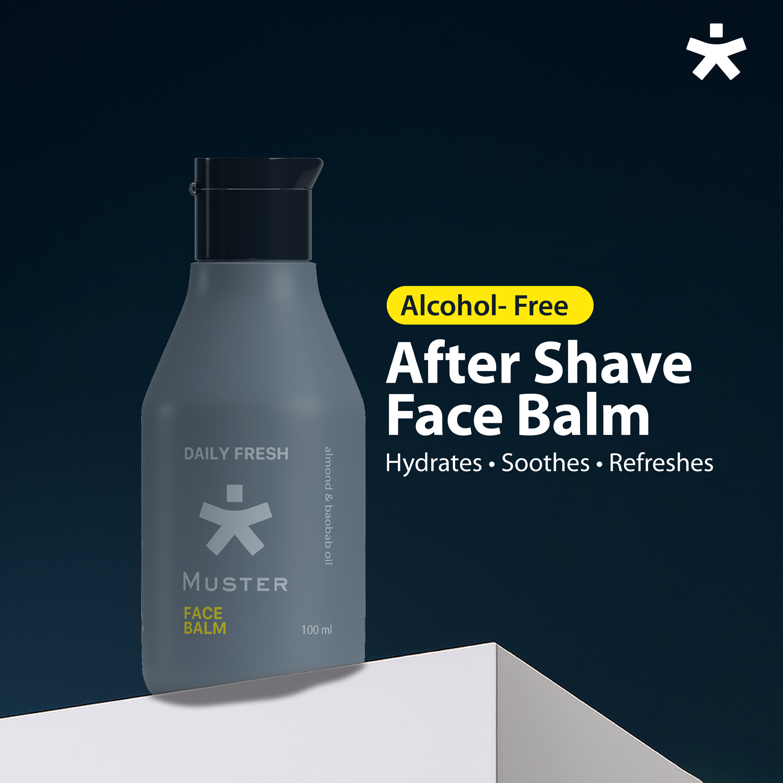 Muster After Shave Balm Alcohol-Free, Anti-Pigmentation